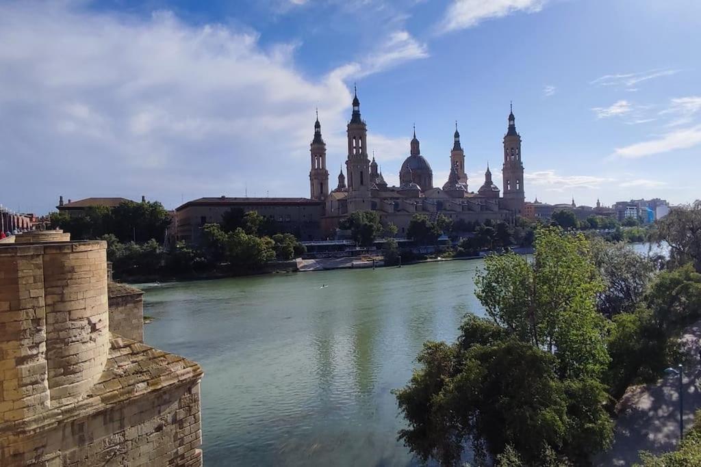 Apartamento Cerca Plaza Pilar Zaragoza Exteriör bild